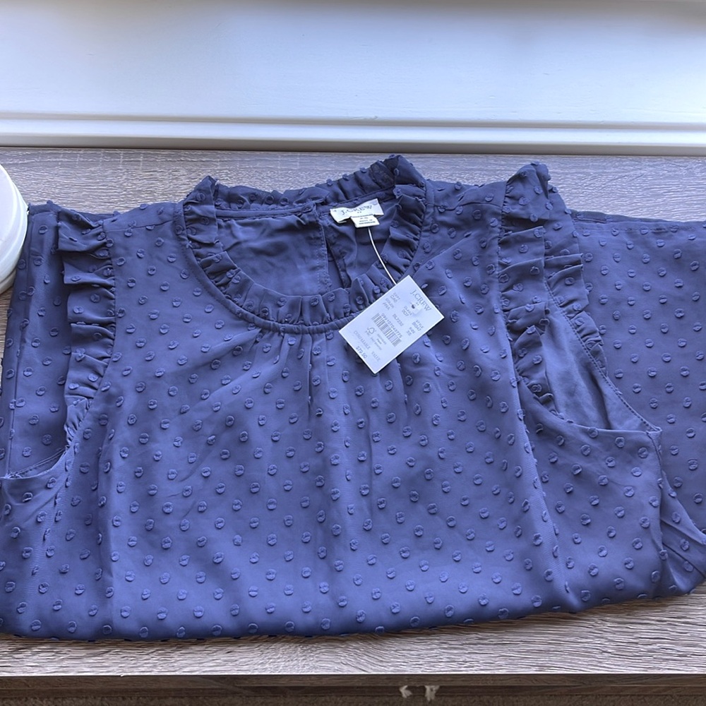 J CREW Sleeveless Blouse NWT